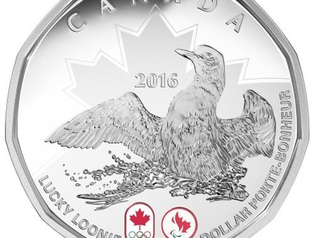 RDC 2016 Canada $1 Lucky Loonie Fine Silver Coin (No Tax) impaired Fashion