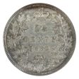 1880H Wide O Canada 25-cents ICCS Certified MS-63 *RARE* Pop: 1 NO Credit Cards Paypal Discount