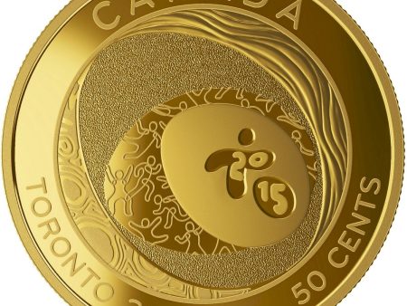 RDC 2015 Canada 50-cent Celebrating Excellence - Pan AM Games Gold-Plated (dented sleeve) For Discount