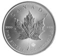 2014 Canada $5 1oz. Silver Maple Leaf (No Tax) WITH CAPSULE (lightly toned) Hot on Sale