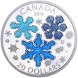 RDC 2018 Canada $20 Ice Crystals Fine Silver Coin (No Tax) toning Online