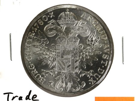 1780 Austria Maria Theresa Silver Thaler Restrike Brilliant Uncirculated (MS-63) Sale