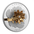 2024 Canada $50 The Dragonfly and the Bloom Fine Silver Coin For Cheap