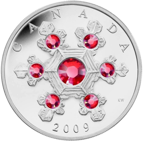 RDC 2009 Canada $20 Pink Crystal Snowflake (No Tax) Issues Online Sale