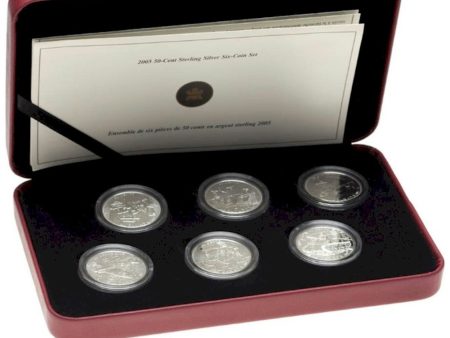 RDC 2005 Canada 50-cent Battle of Britain 6-coin Sterling Silver Set- Impaired Discount