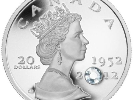 RDC 2012 Canada $20 The Queen s Diamond Jubilee with Crystal (Issues) Cheap