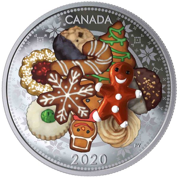 2020 Canada $20 Murano Holiday Cookies Fine Silver Coin Discount