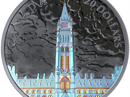 RDC 2019 Canada $20 Lights of Parliament Hill Fine Silver (No Tax) Impaired Sale