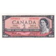 BC-38a 1954 Canada $2 Beattie-Coyne, A R, AU-UNC Fashion