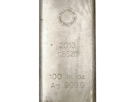 (LPO) RCM 100oz .999 Silver Bar (TAX Exempt) No Credit Cards or Paypal. (Lightly Toned) Cheap