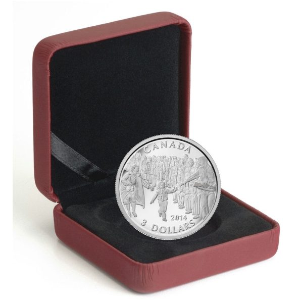 RDC 2014 Canada $3  Wait for Me, Daddy  Fine Silver (No Tax) Issues on Sale