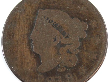 1818 USA Cent About Good (AG-3) Online Hot Sale