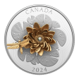 2024 Canada $50 The Dragonfly and the Bloom Fine Silver Coin For Cheap