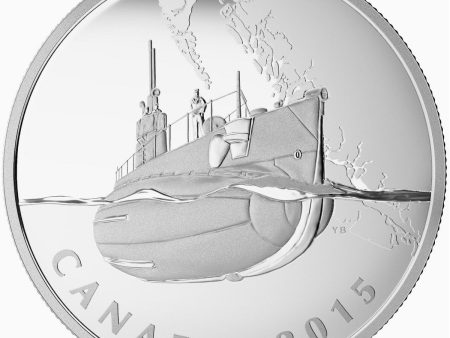 RDC 2015 $20 Canadian Home Front - First Submarines During WWI (No Tax) impaired For Cheap