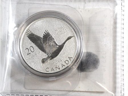 2014 Canada $20 for $20 Goose Fine Silver (No Tax) Encapsulated Coin Only For Sale