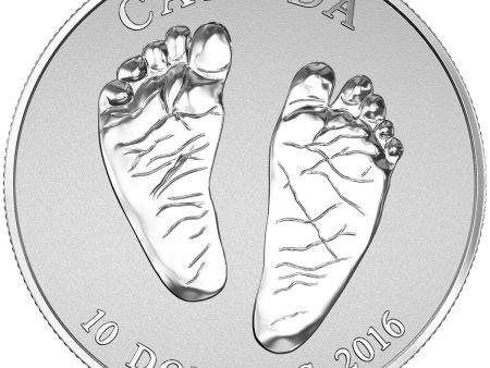 RDC 2016 Canada $10 Welcome to the World - Baby Feet Fine Silver (No Tax) Issues For Cheap