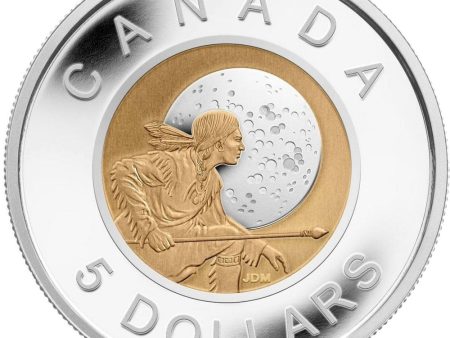 RDC 2011 Canada $5 Full Moons of the Algonquin - Full Hunter s Moon -Impaired on Sale