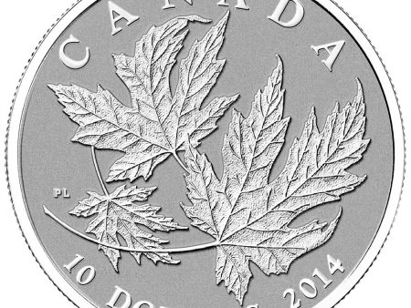 RDC 2014 Canada $10 Maple Leaf Fine Silver (No Tax) - Writing on sleeve Fashion