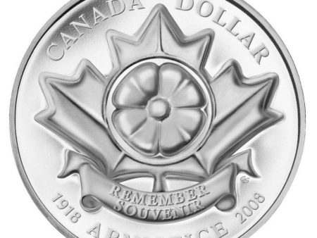 RDC 2008 Canada Poppy Limited Edition Proof Sterling Silver Dollar (Issues) Online