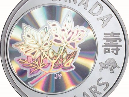 RDC 2007 Canada $8 Maple of Long Life Fine Silver Coin (No Tax) impaired on Sale