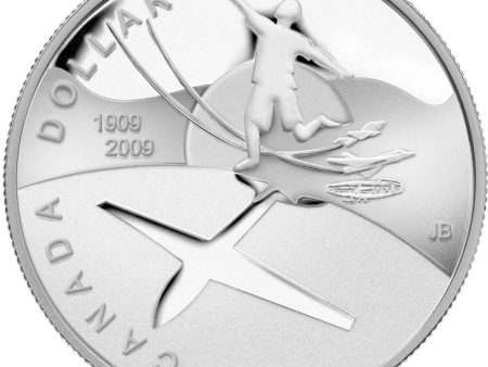 2009 Canada 100th Anniversary of Flight in Canada Proof Silver Dollar Fashion