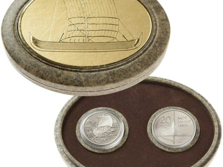 RDC 1999 Canada $5 The Viking Settlement Cupronickel 2-Coin Set (impaired capsules) Online now