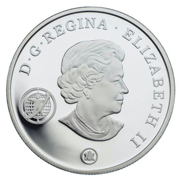 RDC 2007 Canada $20 International Polar Year Sterling Silver Plasma (Scuffed Capsule) For Sale