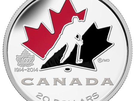 RDC 2014 Canada $20 100th Anniversary of Hockey Canada (No Tax) Impaired For Sale