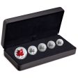 RDC 2020 Canada Maple Leaf Fractional O Canada Fine Silver Set (No Tax) Impaired For Sale