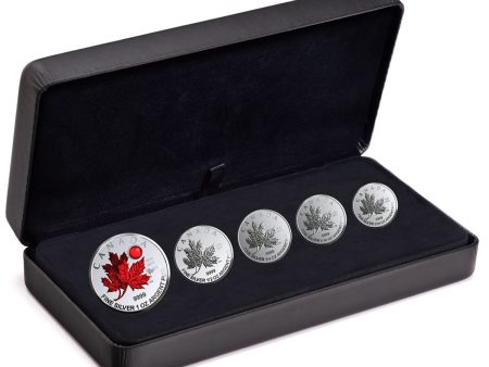 RDC 2020 Canada Maple Leaf Fractional O Canada Fine Silver Set (No Tax) Impaired For Sale