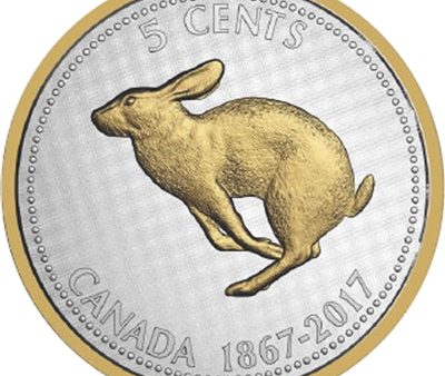 RDC 2017 Canada 5-cent Big Coin - Alex Colville Designs 5oz. Silver (No Tax) Impaired Discount