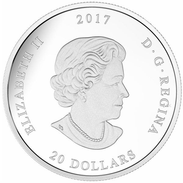 2017 Canada $20 Jewel of the Rain - Sugar Maple Leaves Fine Silver Supply