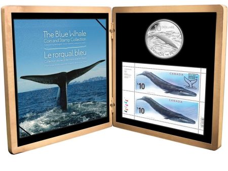 RDC 2010 Canada $10 Blue Whale Sterling Silver Coin and Stamp Set (Scratched Capsule) Sale