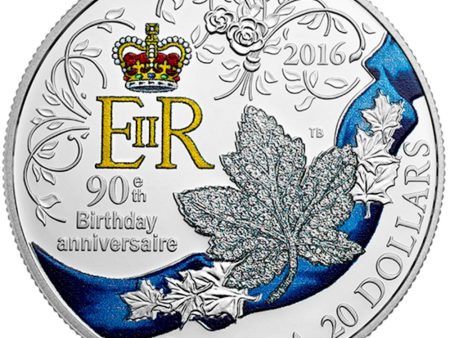 RDC 2016 Canada $20 HRH Queen Elizabeth II s 90th Birthday (No Tax) Issues For Sale