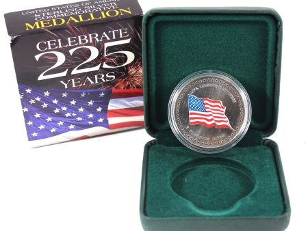 1776-2001 USA 225 Year Anniversary Sterling Silver Medallion (Issues) Sale