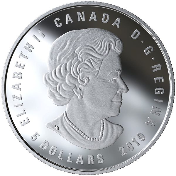 RDC 2019 Canada $5 Zodiac Series - Aquarius Fine Silver (scratch on obverse) Online Hot Sale