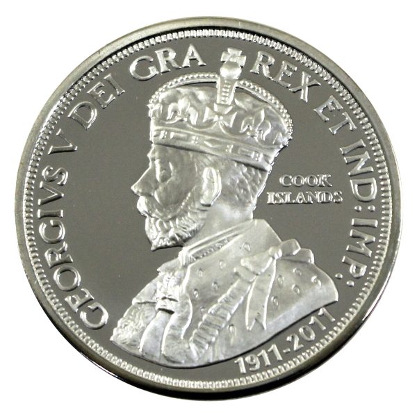 Cook Islands 2006 $1 Tribute to Canada s 1911 Dollar, Silver Plated Online