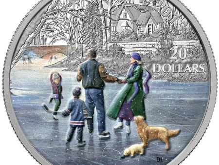 RDC 2015 Canada $20 Ice Dancer Fine Silver (No Tax) Impaired Online