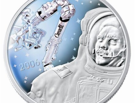 RDC 2006 $30 Canadian Achievements - Canadarm & Col Hadfield Sterling (Impaired) Discount