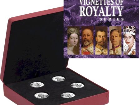 RDC 2008-2009 Canada $15 Vignettes of Royalty 5-Coin Sterling Silver (Impaired) Sale