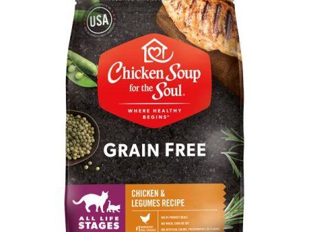 Chicken Soup For The Soul Grain Free Chicken and Legumes Limited Ingredient Diet Dry Cat Food For Cheap